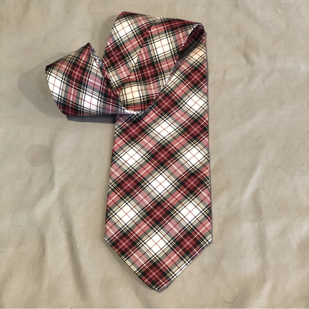 Vintage VanBoven Tie - Classic Christmas plaid